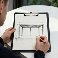 FlexPatio Custom Motorized Pergola Kit